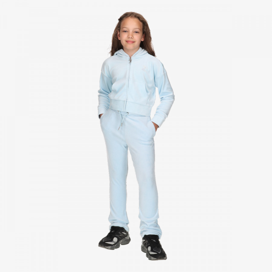 JUICY COUTURE Спортни екипи Cropped Velour Diamante Zip Thru & Bootc 