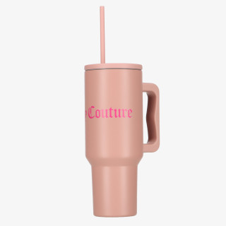 JUICY COUTURE БУТИЛКA ЗА ВОДА Steel Tumbler With Straw 