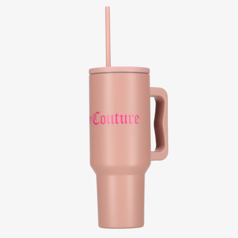 JUICY COUTURE БУТИЛКA ЗА ВОДА Steel Tumbler With Straw 