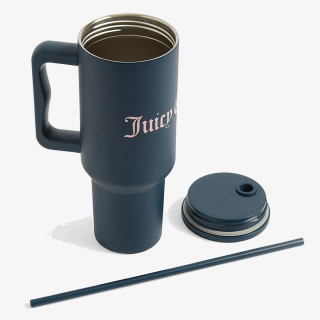 JUICY COUTURE БУТИЛКA ЗА ВОДА Steel Tumbler With Straw 
