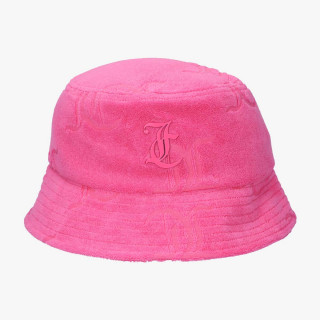 JUICY COUTURE Шапка ELEANNA MONOGRAM TOWELLING BUCKET HAT 