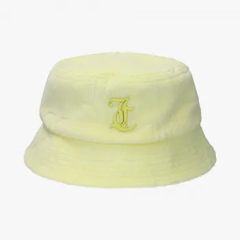 JUICY COUTURE Шапка с козирка ELEANNA MONOGRAM TOWELLING BUCKET HAT 