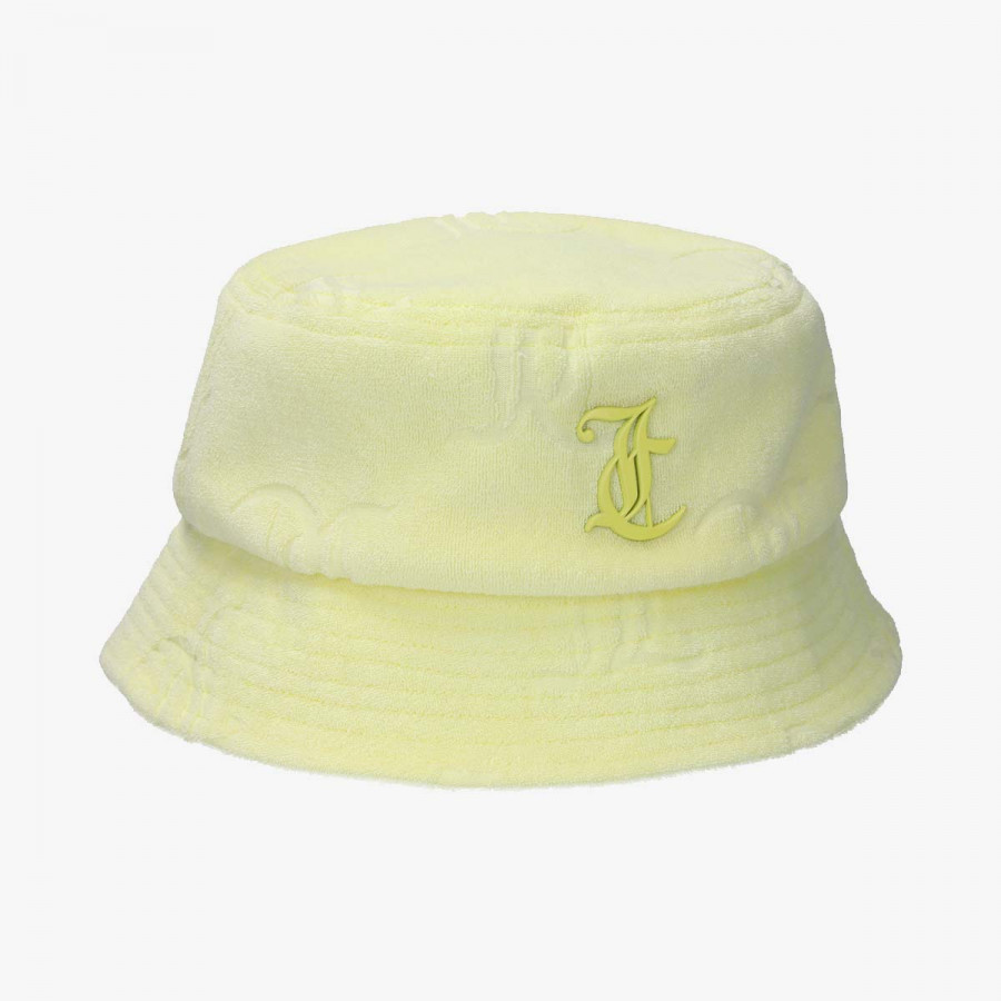 JUICY COUTURE Шапка ELEANNA MONOGRAM TOWELLING BUCKET HAT 