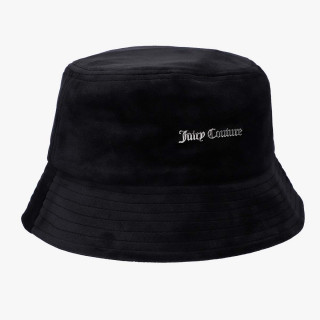 JUICY COUTURE Шапка ELLIE VELOUR BUCKET HAT 