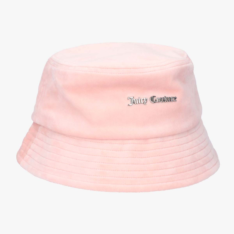 JUICY COUTURE Шапка ELLIE VELOUR BUCKET HAT 