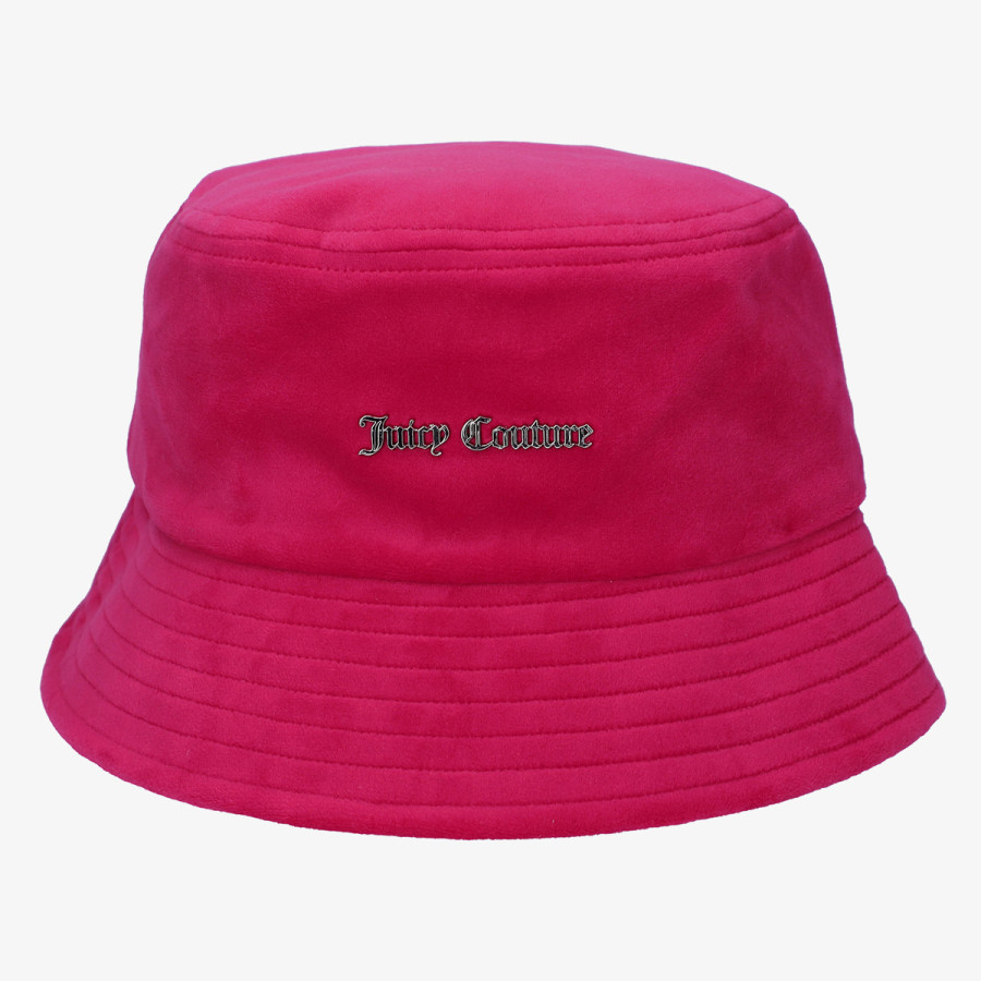 JUICY COUTURE Шапка ELLIE VELOUR BUCKET HAT 