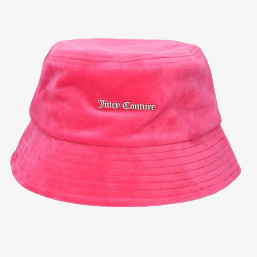 JUICY COUTURE Шапка ELLIE VELOUR BUCKET HAT 