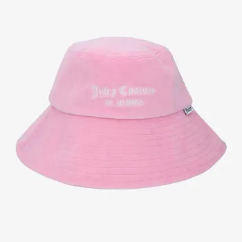 JUICY COUTURE Шапка с козирка VELOUR LONG BRIM BUCKET HAT 