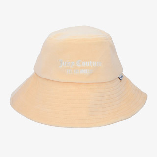 JUICY COUTURE Шапка VELOUR LONG BRIM BUCKET HAT 