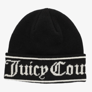 JUICY COUTURE Шапка INGRID FLAT KNIT BEANIE 