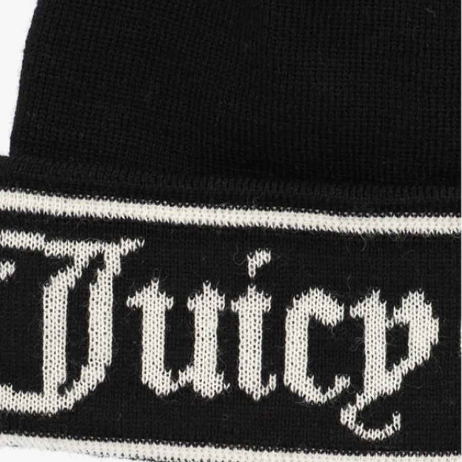 JUICY COUTURE Шапка INGRID FLAT KNIT BEANIE 