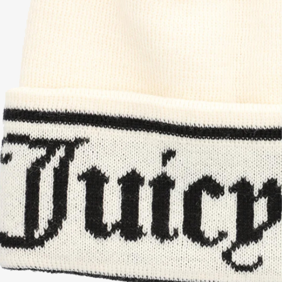 JUICY COUTURE Шапка INGRID FLAT KNIT BEANIE 