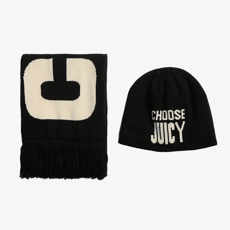 JUICY COUTURE Шапка JC SCARF/BEANIE 