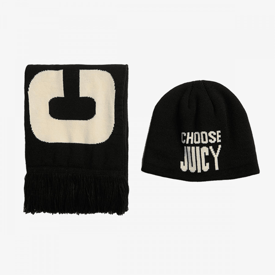 JUICY COUTURE Шапка JC SCARF/BEANIE 