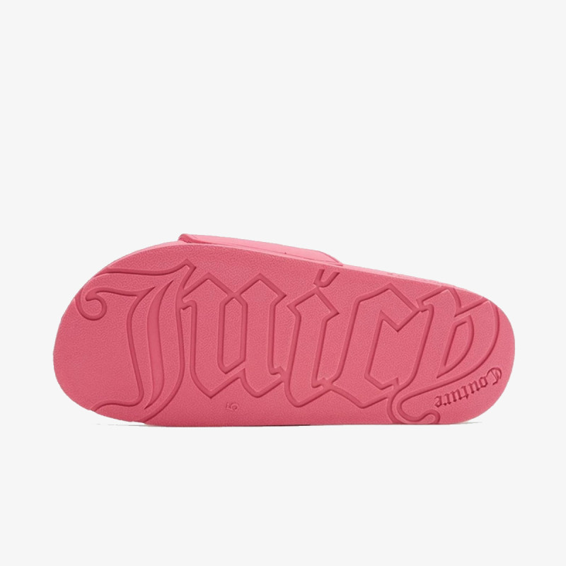 JUICY COUTURE Чехли BREANNA EMBOSSED - SLIDER WITH DTM LOGO