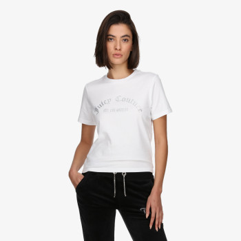 JUICY COUTURE Тенискa JUICY COUTURE Тенискa ARCHED DIAMANTE NOAH T-SHIRT 