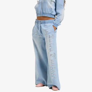 JUICY COUTURE Долнищe WASHED SMOCKED ANNEN 