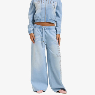JUICY COUTURE Долнищe WASHED SMOCKED ANNEN 