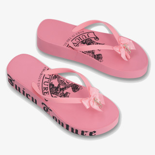 JUICY COUTURE Чехли HERITAGE CREST EVA WEDGE SLIDE 