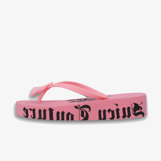 JUICY COUTURE Чехли HERITAGE CREST EVA WEDGE SLIDE 