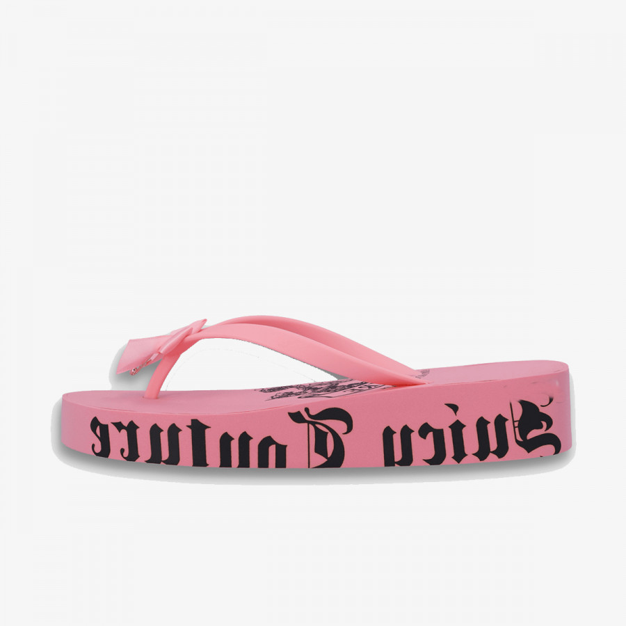 JUICY COUTURE Чехли HERITAGE CREST EVA WEDGE SLIDE 