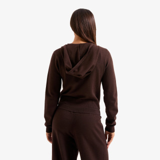 JUICY COUTURE Суитшърт HERITAGE KNIT HOODIE