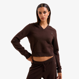 JUICY COUTURE Суитшърт HERITAGE KNIT HOODIE