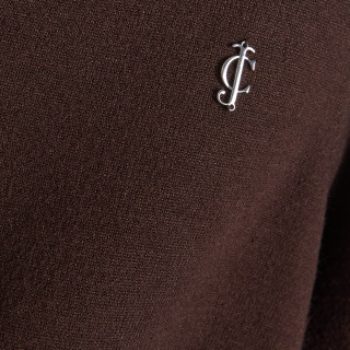 JUICY COUTURE Суитшърт HERITAGE KNIT HOODIE