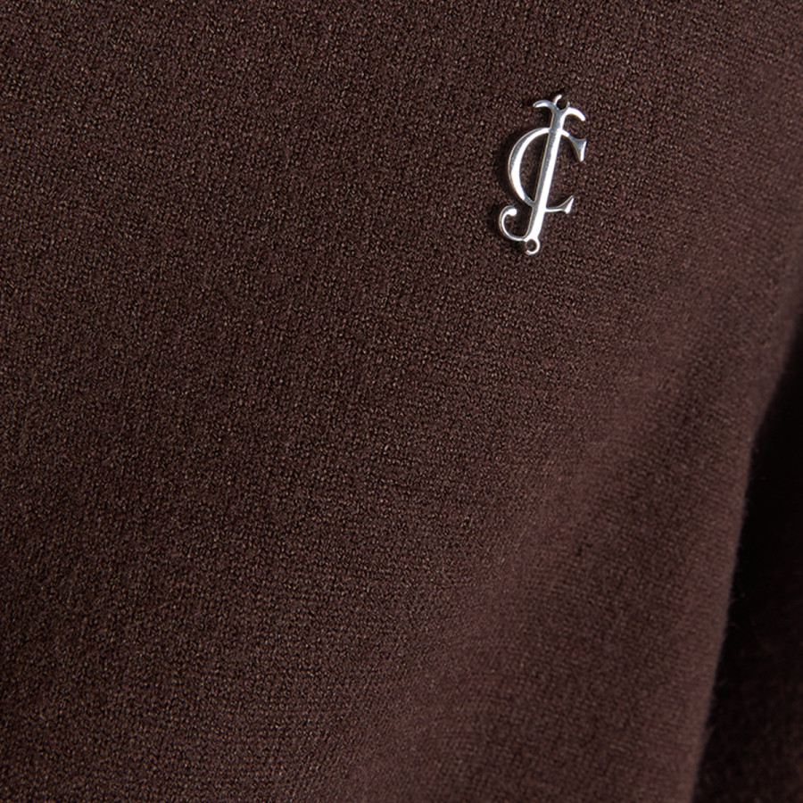 JUICY COUTURE Суитшърт HERITAGE KNIT HOODIE