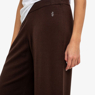 JUICY COUTURE Долнищe HERITAGE KNIT MID RISE WIDE LEG 