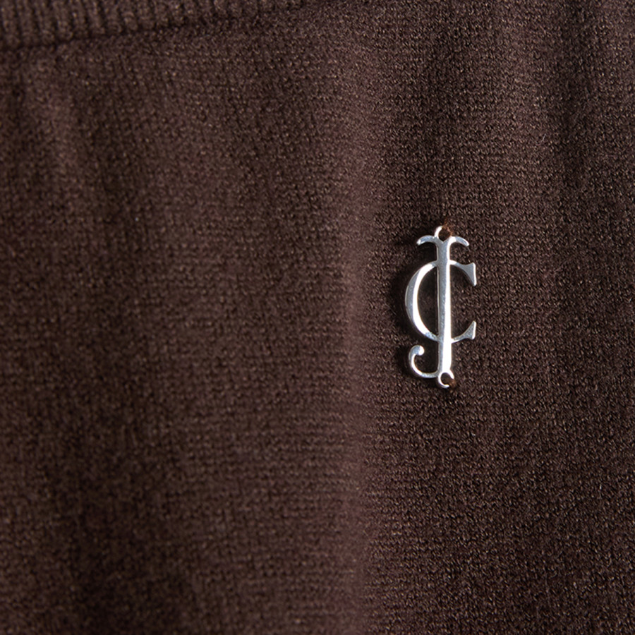 JUICY COUTURE Долнищe HERITAGE KNIT MID RISE WIDE LEG