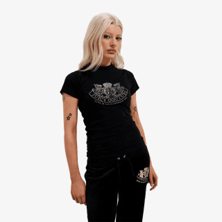 JUICY COUTURE Тенискa DOG CREST HILTON TSHIRT