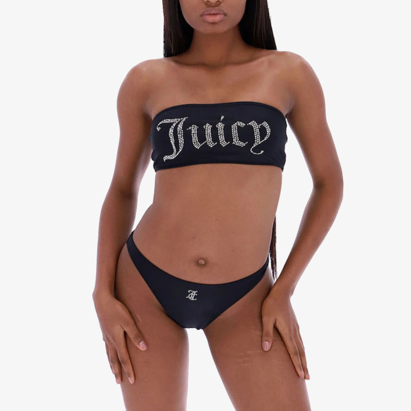 JUICY COUTURE БАНСКИ КОСТЮМ ОТ ДВЕ ЧАСТИ BANDEAU BIKINI TOP 