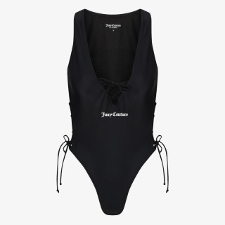 JUICY COUTURE БАНСКИ КОСТЮМ ОТ ЕДНА ЧАСТ ONE PIECE SWIMSUIT WITH LATTICE DETAIL 