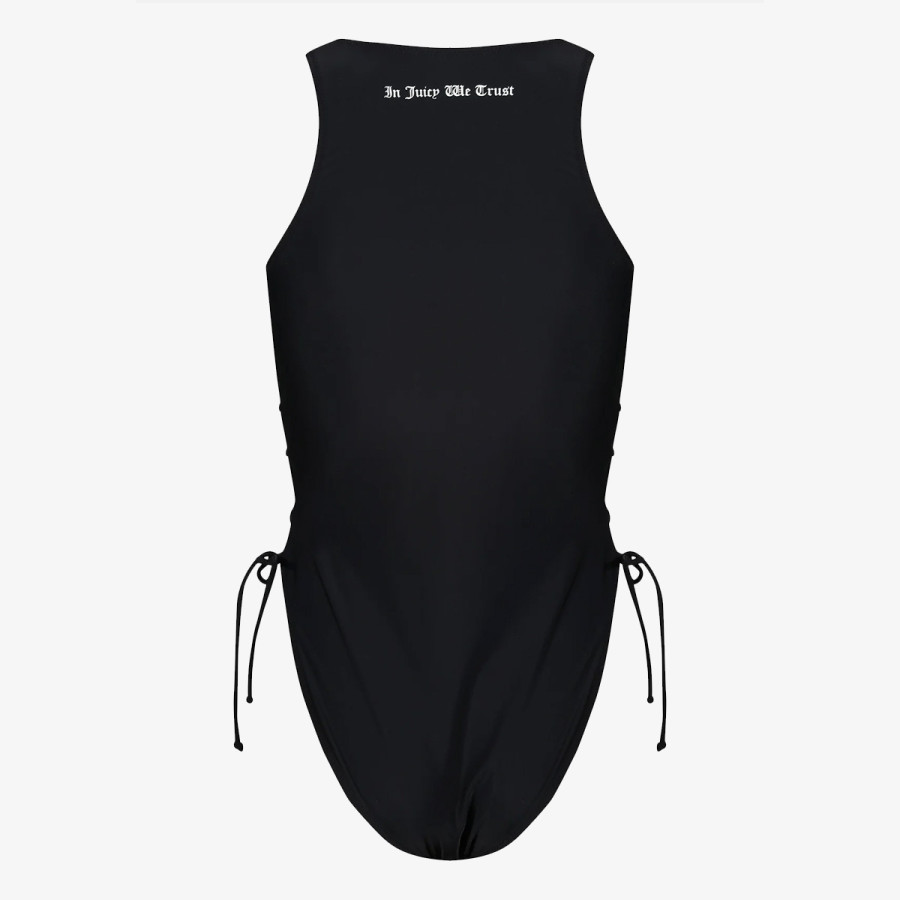 JUICY COUTURE БАНСКИ КОСТЮМ ОТ ЕДНА ЧАСТ ONE PIECE SWIMSUIT WITH LATTICE DETAIL 