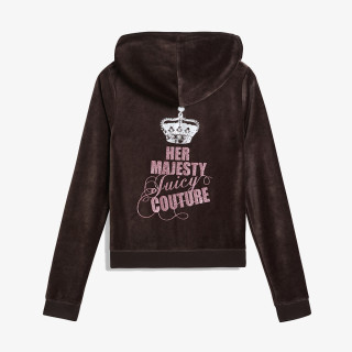 JUICY COUTURE Суитшърт HER MAJESTY ROBYN HOODIE
