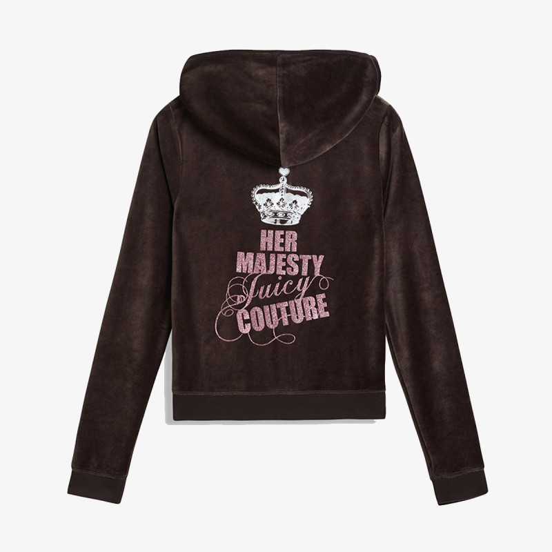 JUICY COUTURE Суитшърт HER MAJESTY ROBYN HOODIE