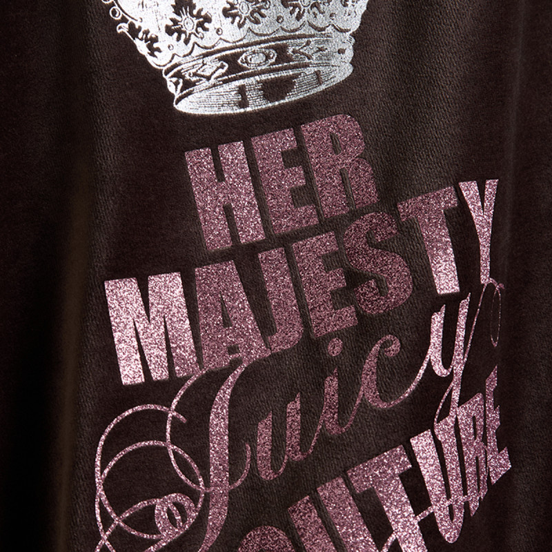 JUICY COUTURE Суитшърт HER MAJESTY ROBYN HOODIE