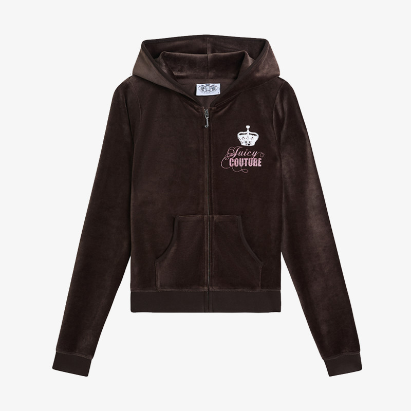 JUICY COUTURE Суитшърт HER MAJESTY ROBYN HOODIE