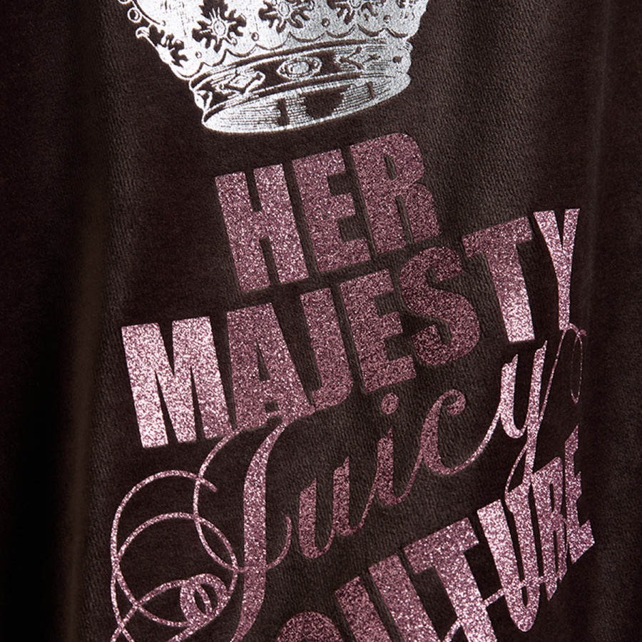 JUICY COUTURE Суитшърт HER MAJESTY ROBYN HOODIE