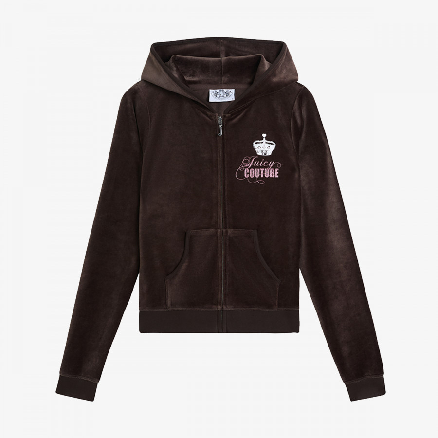 JUICY COUTURE Суитшърт HER MAJESTY ROBYN HOODIE