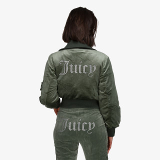 JUICY COUTURE Яке RYDELL DIAMANTE BOMBER COAT 