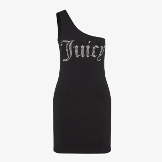 JUICY COUTURE Рокля ASYMMETRIC FITTED DRESS WITH DIAMANTE 