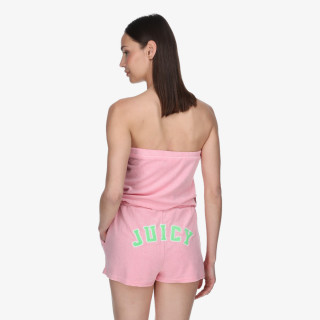 JUICY COUTURE Къси панталони Bandeau Drawstring Romper 