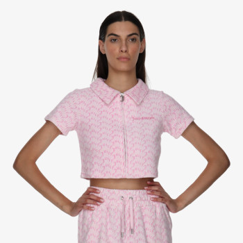 JUICY COUTURE Тенискa Monogram Towelling 