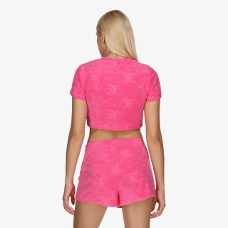 JUICY COUTURE Тенискa SOPHIE TOWELLING CROP TOP 