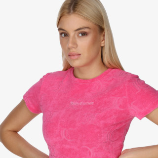 JUICY COUTURE Тенискa SOPHIE TOWELLING CROP TOP 