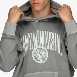 FRANKLIN & MARSHALL Суитшърт OLD GMT DYED INTERLOCK FLEECE 
