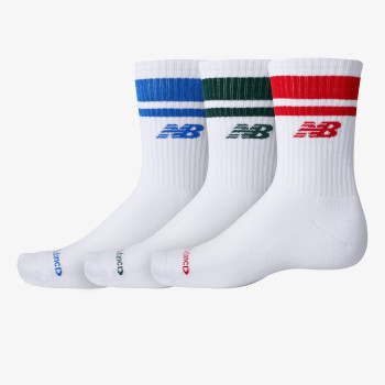 NEW BALANCE Чорапи Everyday Stripe Midcalf 3 Pack 