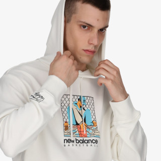 NEW BALANCE Суитшърт Hoops French Terry Hoodie 